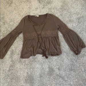 Brown hippy Altered state shirt